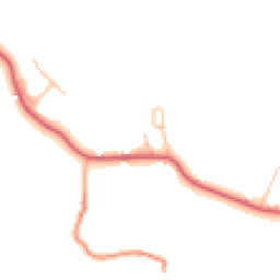Daytime road noise heatmap for DE6 5LE