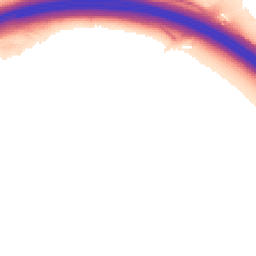 Night-time road noise heatmap for DE6 5ND