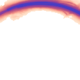 Night-time road noise heatmap for DE6 5NE
