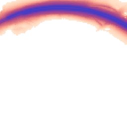 Night-time road noise heatmap for DE6 5NJ