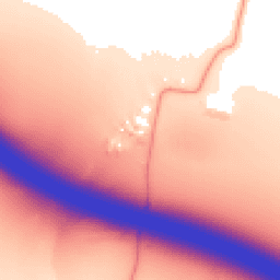 Daytime road noise heatmap for DE6 5PB