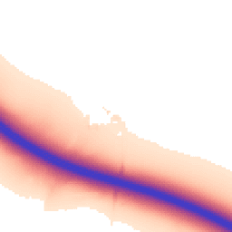 Night-time road noise heatmap for DE6 5PB