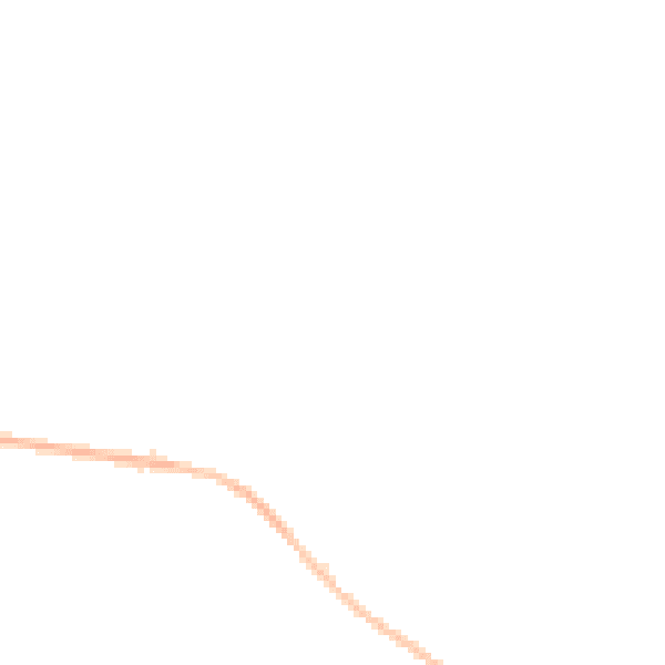 Night-time road noise heatmap for DE72 2HH