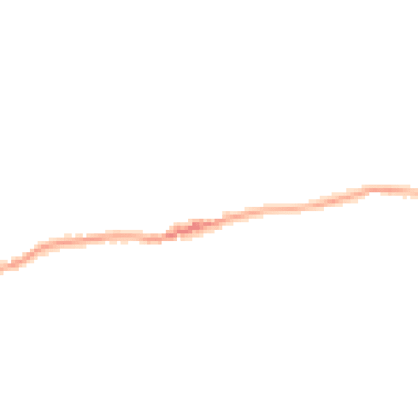Night-time road noise heatmap for DE72 3DW