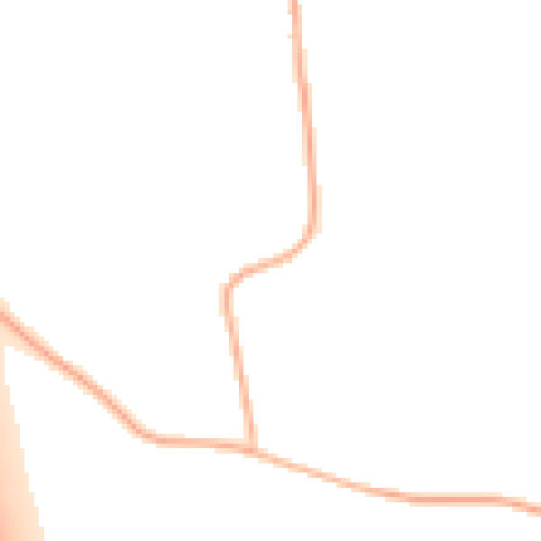 Night-time road noise heatmap for DE72 3EW