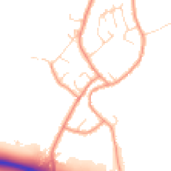 Daytime road noise heatmap for DE72 3RF