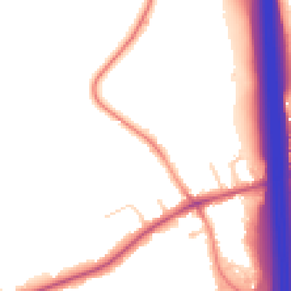 Daytime road noise heatmap for DE72 3SW