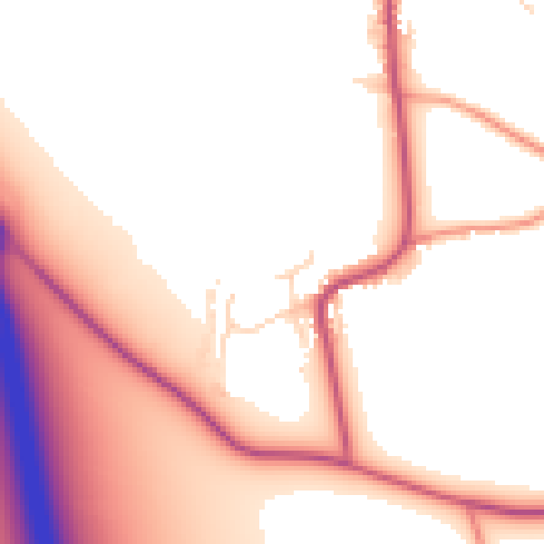 Daytime road noise heatmap for DE72 3WB