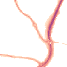 Night-time road noise heatmap for DH4 4AR