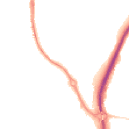 Night-time road noise heatmap for DH4 4AT