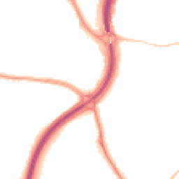 Night-time road noise heatmap for DH4 4DH