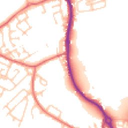 Daytime road noise heatmap for DH4 4DS