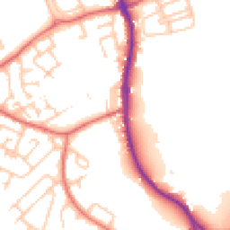 Daytime road noise heatmap for DH4 4DX