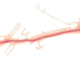 Daytime road noise heatmap for DH4 4GA