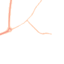 Night-time road noise heatmap for DH4 4PS