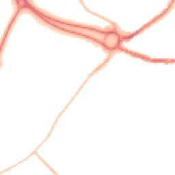 Night-time road noise heatmap for DH4 4RD