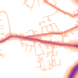 Daytime road noise heatmap for DH4 5PT
