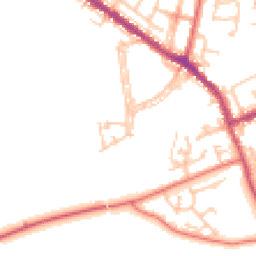 Daytime road noise heatmap for DH4 6LQ