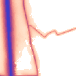 Daytime road noise heatmap for DH4 6QF