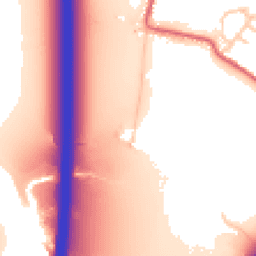 Daytime road noise heatmap for DH4 6QT