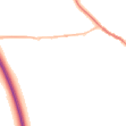 Night-time road noise heatmap for DH4 6TJ
