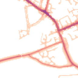 Daytime road noise heatmap for DH4 6UH