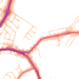 Daytime road noise heatmap for DH4 7AP