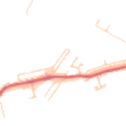 Daytime road noise heatmap for DH4 7BD
