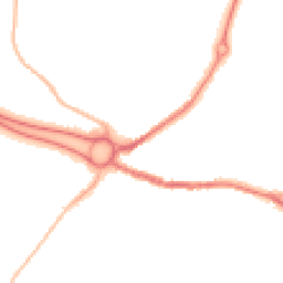 Night-time road noise heatmap for DH4 7DT