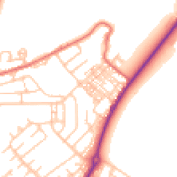 Daytime road noise heatmap for DH4 7HB