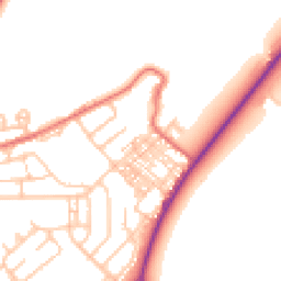 Daytime road noise heatmap for DH4 7HL