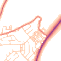 Daytime road noise heatmap for DH4 7HS