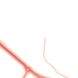 Night-time road noise heatmap for DH4 7PP