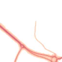 Night-time road noise heatmap for DH4 7PR