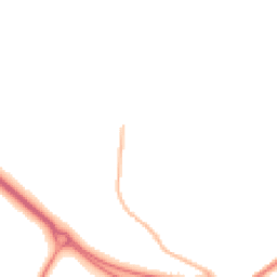 Night-time road noise heatmap for DH4 7PT