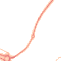 Night-time road noise heatmap for DH4 7RQ