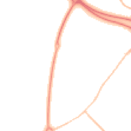 Night-time road noise heatmap for DH4 7TU