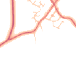 Daytime road noise heatmap for DH6 1AB