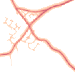 Daytime road noise heatmap for DH6 1AL