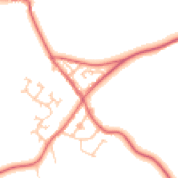 Daytime road noise heatmap for DH6 1AN