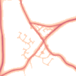 Daytime road noise heatmap for DH6 1AP