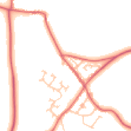 Daytime road noise heatmap for DH6 1AX
