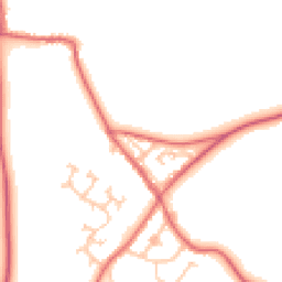 Daytime road noise heatmap for DH6 1BB