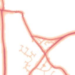 Daytime road noise heatmap for DH6 1BD