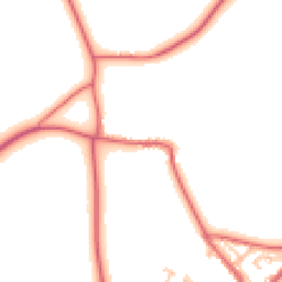 Daytime road noise heatmap for DH6 1BQ