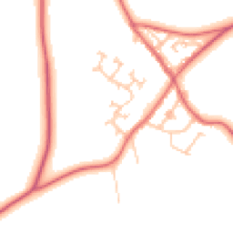 Daytime road noise heatmap for DH6 1DA
