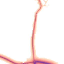 Daytime road noise heatmap for DH6 1EN