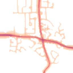 Daytime road noise heatmap for DH6 1HA