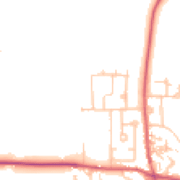 Daytime road noise heatmap for DH6 1JW