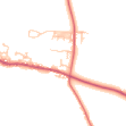 Daytime road noise heatmap for DH6 1QJ
